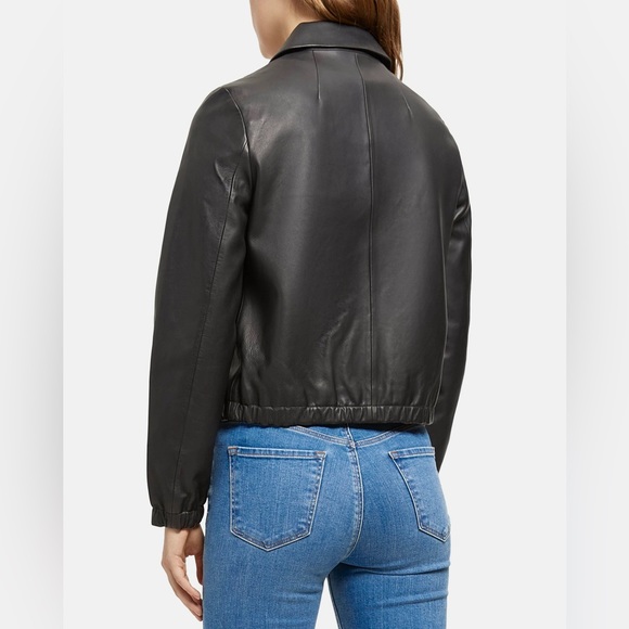 NWOT Theory Leather Jacket - Picture 2 of 4
